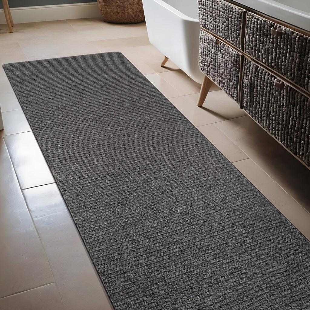 Beverly Rug Solid Color Non-Slip Rubber Back Washable Indoor Area Rug