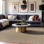 Beverly Rug Solid Color Non-Slip Rubber Back Washable Indoor Area Rug