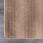 Beverly Rug Solid Color Non-Slip Rubber Back Washable Indoor Area Rug