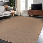 Beverly Rug Solid Color Non-Slip Rubber Back Washable Indoor Area Rug