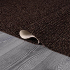 Beverly Rug Solid Color Non-Slip Rubber Back Washable Indoor Area Rug