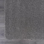 Beverly Rug Solid Color Non-Slip Rubber Back Washable Indoor Area Rug