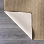 Beverly Rug Solid Color Non-Slip Rubber Back Washable Indoor Area Rug