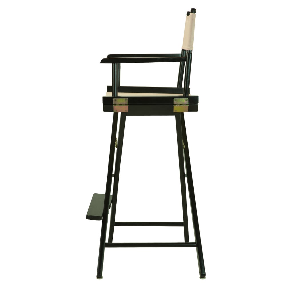 Black Frame 30-inch Director's Chair