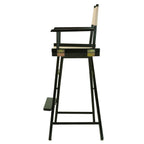 Black Frame 30-inch Director's Chair