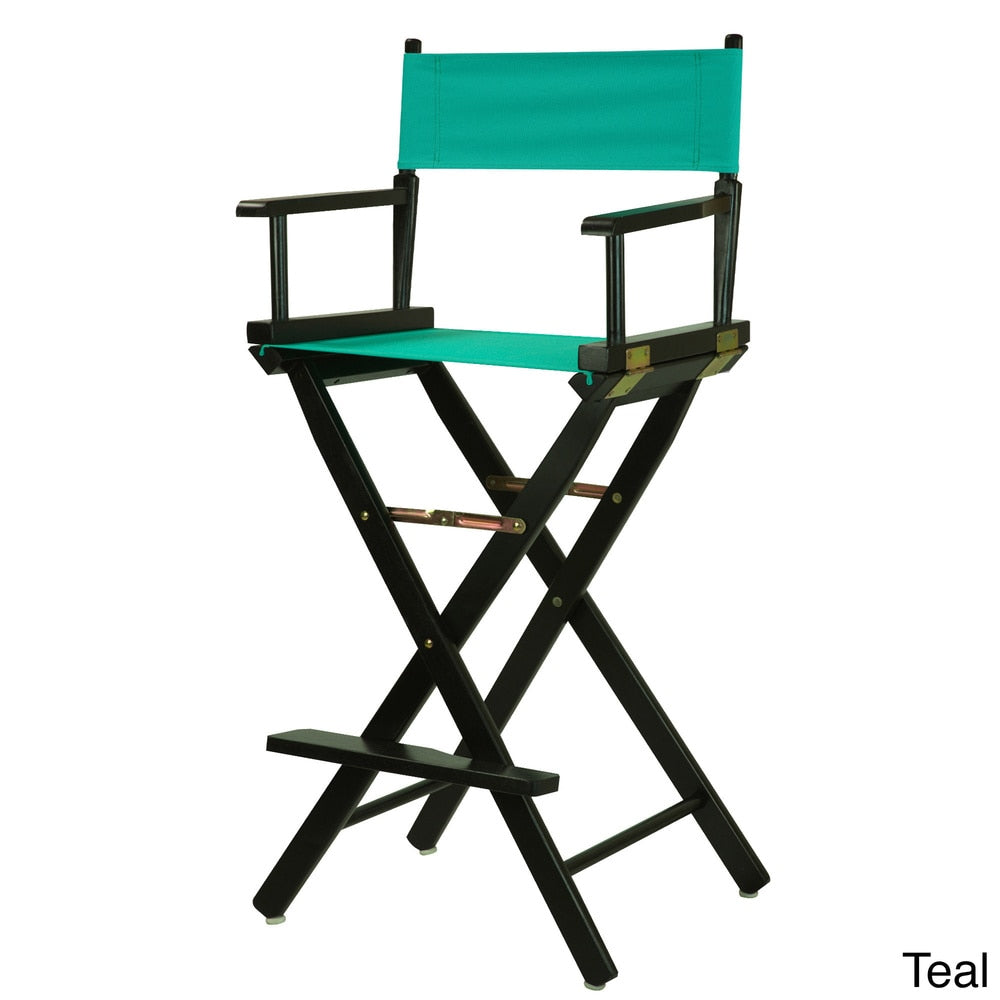 Black Frame 30-inch Director's Chair