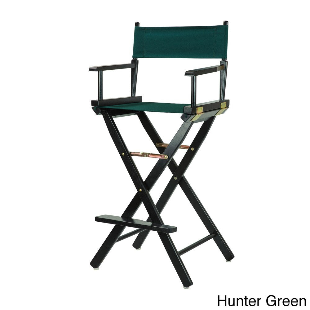 Black Frame 30-inch Director's Chair