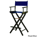 Black Frame 30-inch Director's Chair