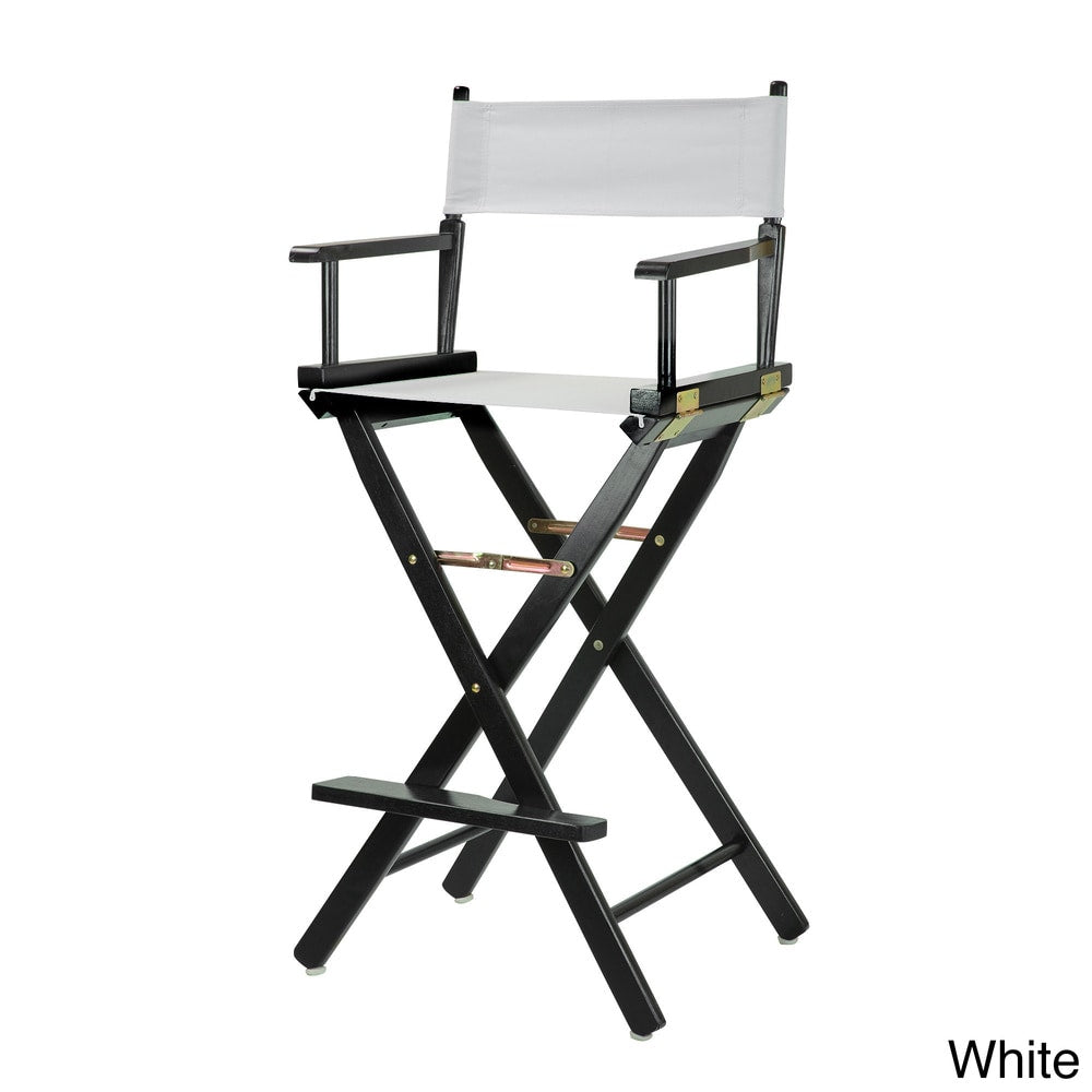 Black Frame 30-inch Director's Chair