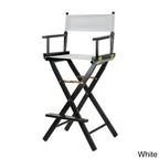 Black Frame 30-inch Director's Chair