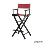 Black Frame 30-inch Director's Chair