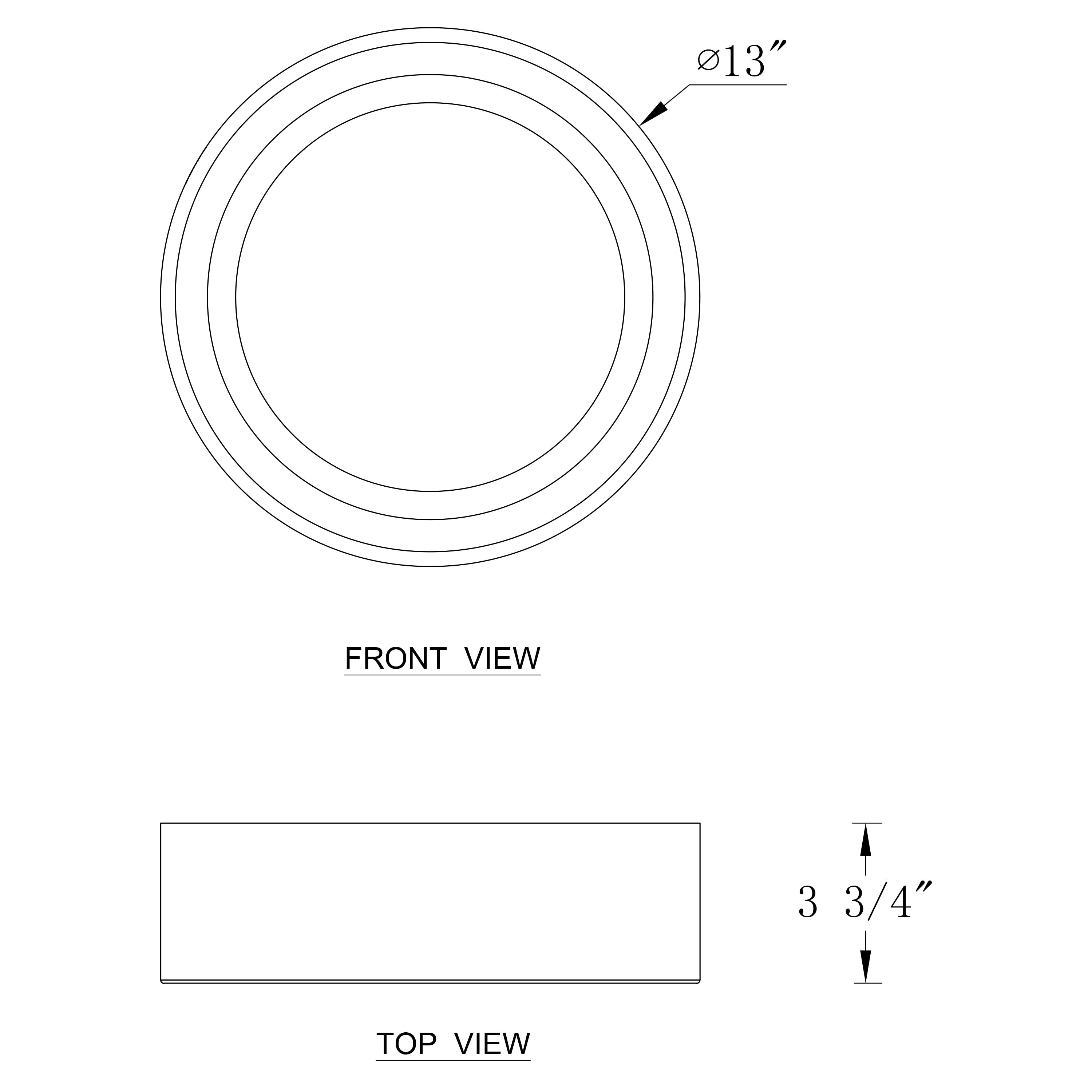 C Cattleya Black and Woodgrain 3CCT Integrated LED Flush Mount Ceiling Light