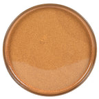 Bloomhouse Santorini Mist 16 Piece Double Bowl Terracotta Reactive Glaze Plates and Bowls Dinnerware Set