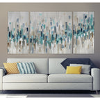Blue Staccato-A Premium Multi Piece Art available in 3 sizes