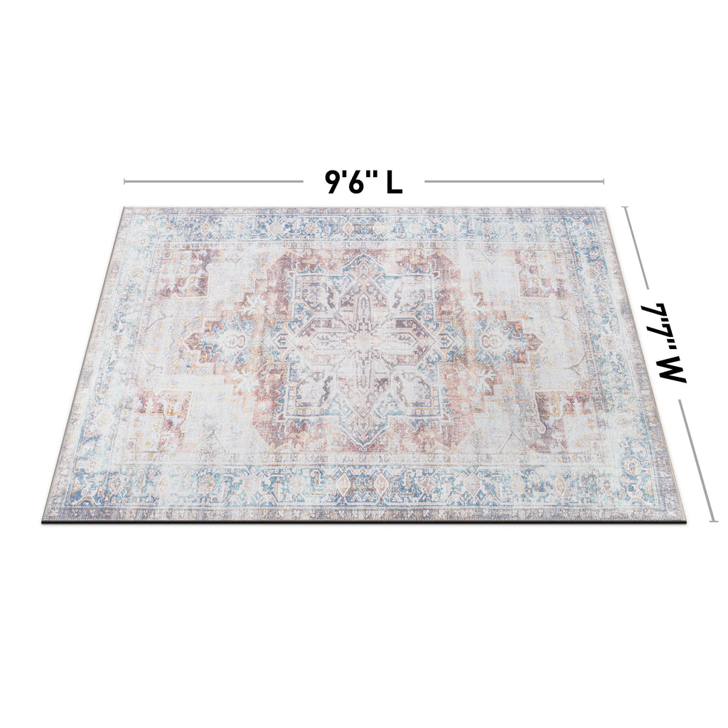 Bohemian Distressed Machine Washable Area Rug