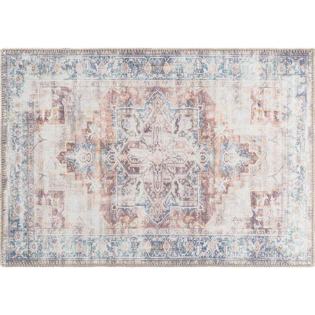 Bohemian Distressed Machine Washable Area Rug