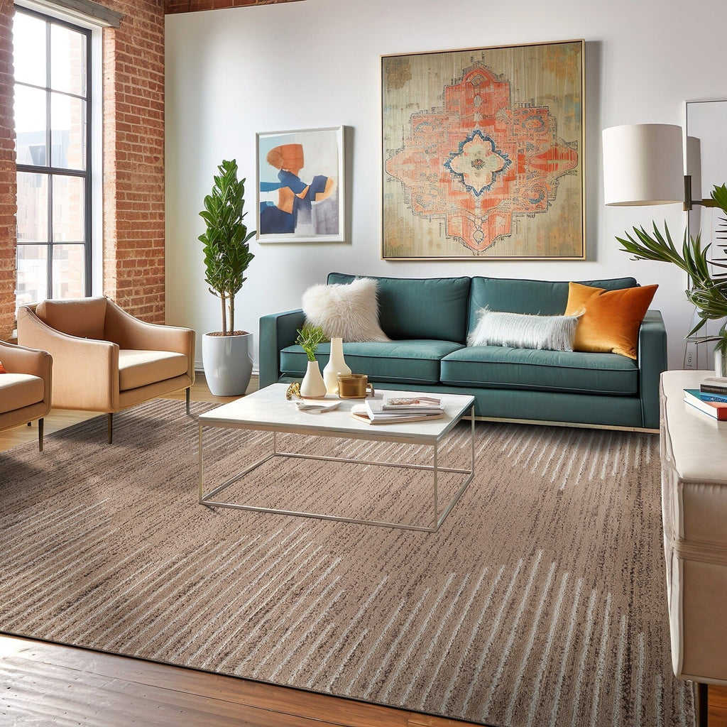 Bohemian Stripe Area Rug