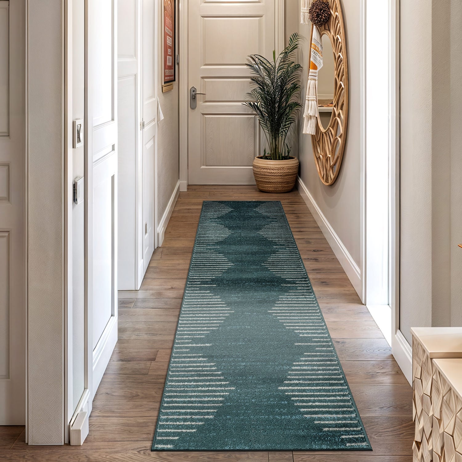 Bohemian Stripe Area Rug