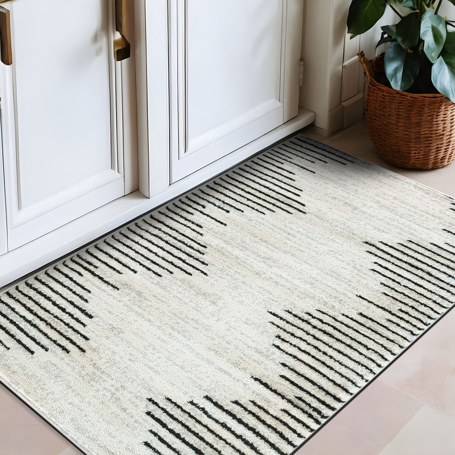 Bohemian Stripe Area Rug