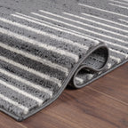 Bohemian Stripe Area Rug