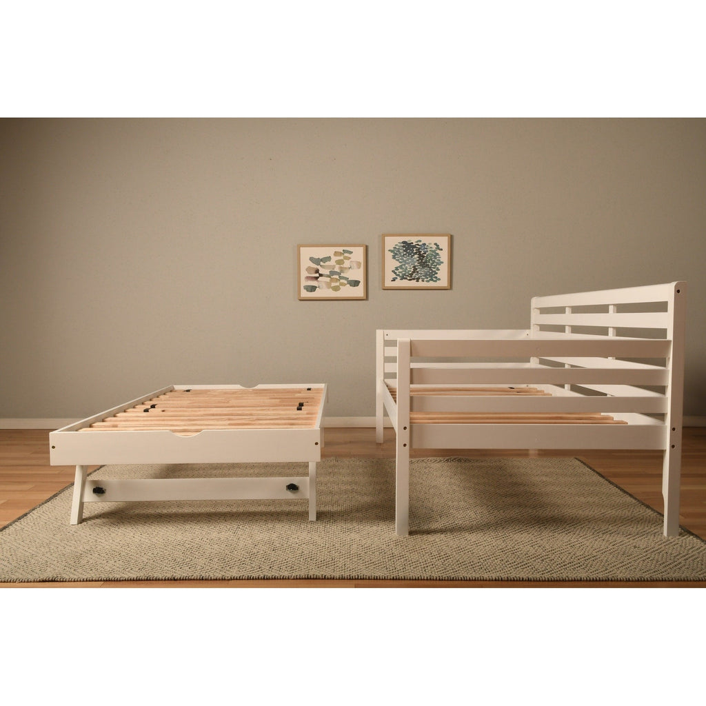 Somette Boho Daybed with Additional Pop Up Bed (Mattresses Not Included)