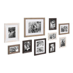 Kate and Laurel Bordeaux 10-piece Wood Gallery Wall Picture Frame Set