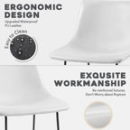 Bossin 18/26/30 inch Bar Stools,Counter Height Bar Stools with Back Modern PU Leather Stools Dining Chair with Footrest