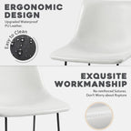 Bossin 18/26/30 inch Bar Stools,Counter Height Bar Stools with Back Modern PU Leather Stools Dining Chair with Footrest