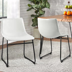 Bossin 18/26/30 inch Bar Stools,Counter Height Bar Stools with Back Modern PU Leather Stools Dining Chair with Footrest