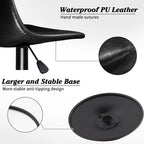 Bossin Adjustable Swivel Bar Stools with Backs – Counter Height