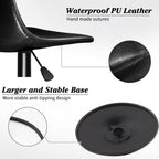 Bossin Adjustable Swivel Bar Stools with Backs – Counter Height