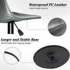 Bossin Adjustable Swivel Bar Stools with Backs – Counter Height