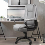 Bossin Big and Tall Office Chair High Back Executive Chair Ergonomic Adjustable Executive Leather Chair,400lbs