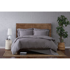 Brooklyn Loom Tight-Weave Cotton Percale Duvet Set