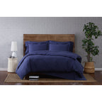 Brooklyn Loom Tight-Weave Cotton Percale Duvet Set