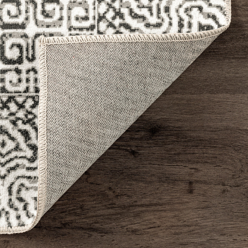 Nuloom Hart SpinClean Abstract Tribal Machine Washable Area Rug