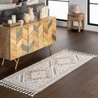 Nuloom Acacia Raised Diamond Tasseled Area Rug