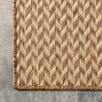 Nuloom Camryn Herringbone Indoor/Outdoor Area Rug