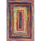 Nuloom Tammara Bohemian Hand Braided Area Rug