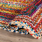Nuloom Tammara Bohemian Hand Braided Area Rug