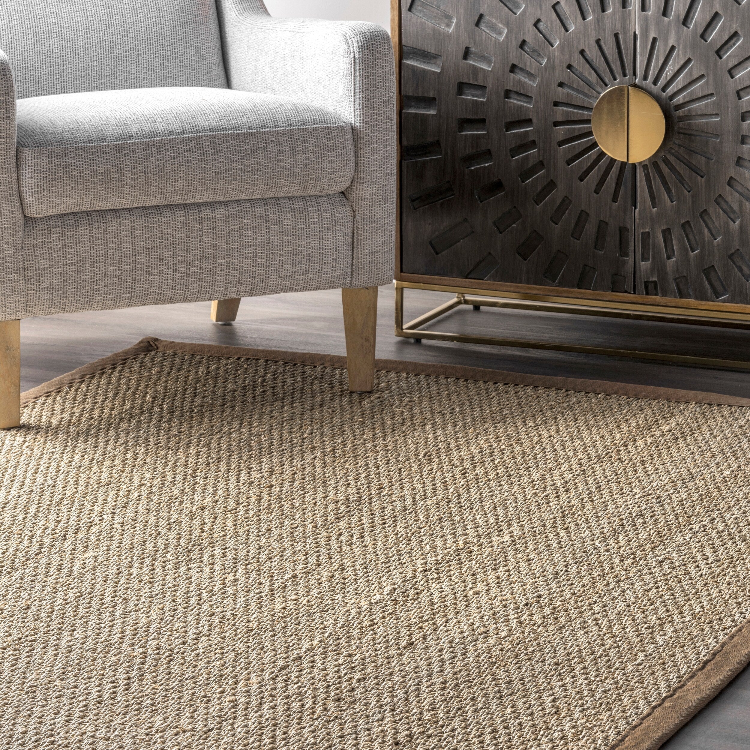 Nuloom Kiana Casual Seagrass Bordered Area Rug