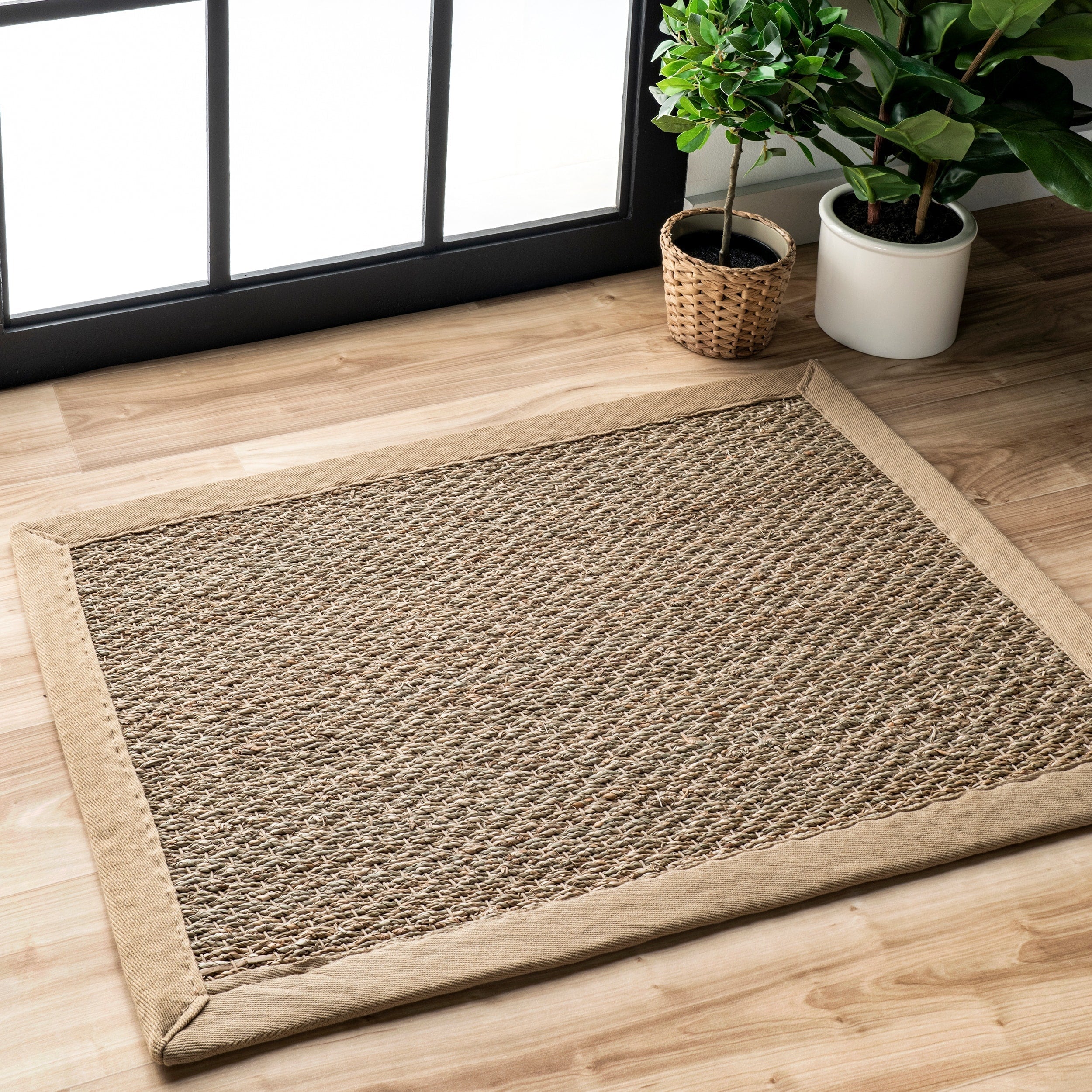 Nuloom Kiana Casual Seagrass Bordered Area Rug
