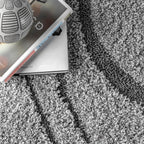 Nuloom Krista Contemporary Swirls Shag Area Rug