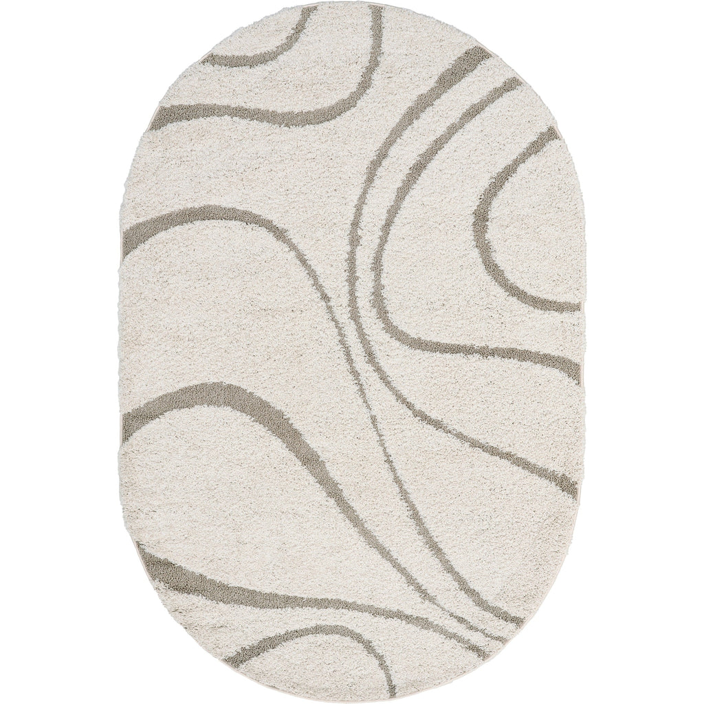 Nuloom Krista Contemporary Swirls Shag Area Rug