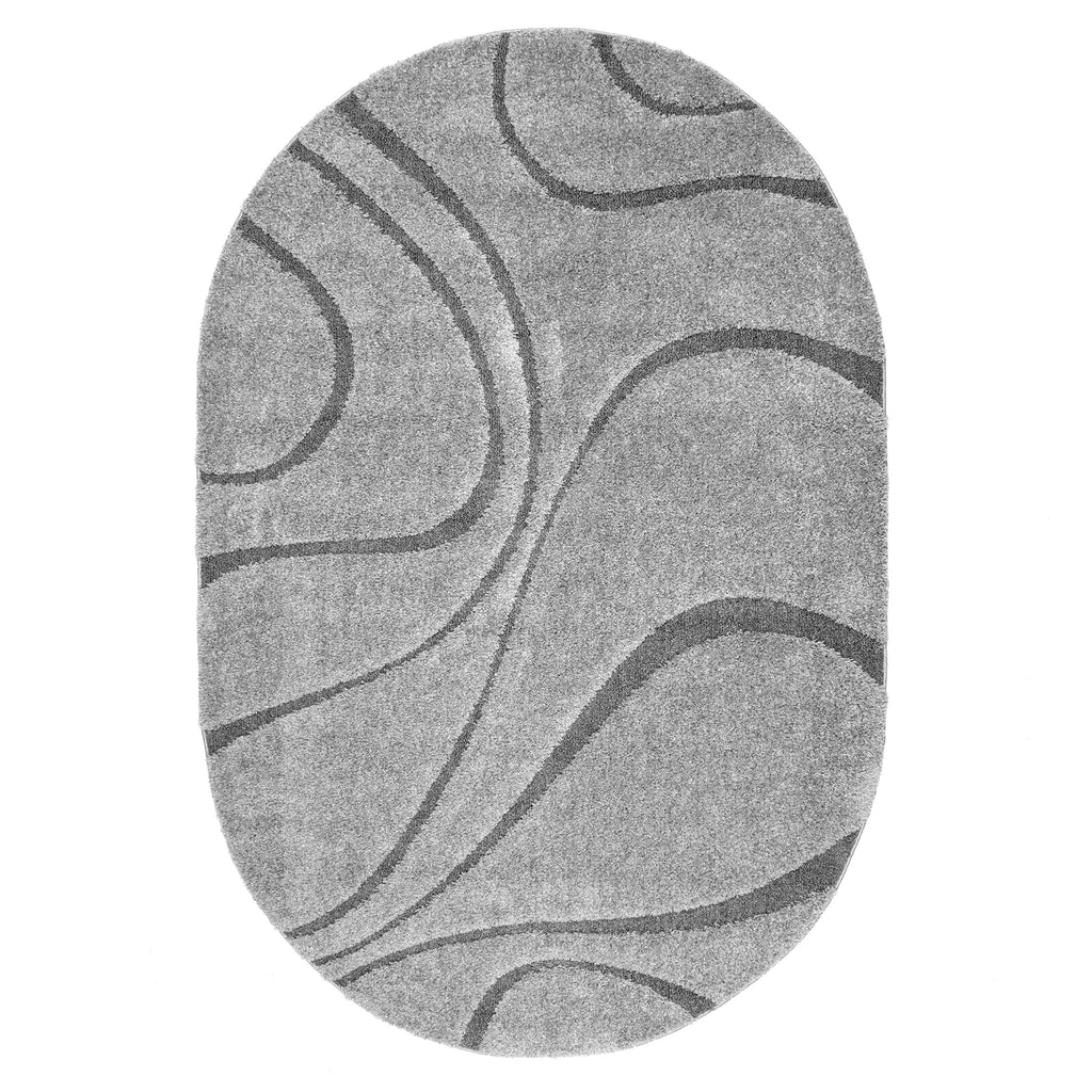 Nuloom Krista Contemporary Swirls Shag Area Rug