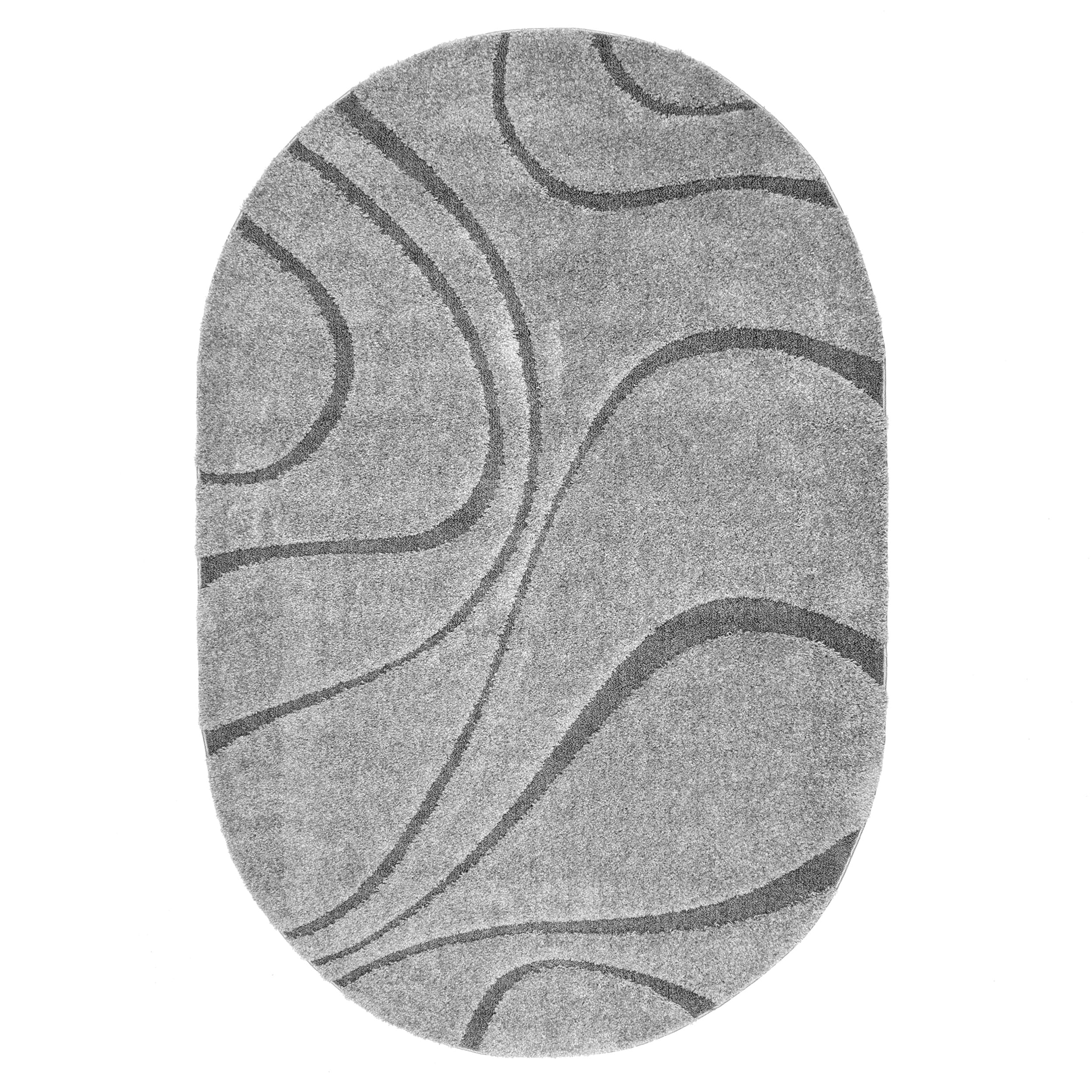 Nuloom Krista Contemporary Swirls Shag Area Rug