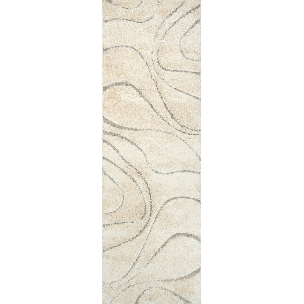 Nuloom Krista Contemporary Swirls Shag Area Rug