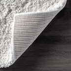 Nuloom Krista Contemporary Swirls Shag Area Rug