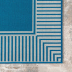 Nuloom Leah Classic Bordered Indoor/Outdoor Area Rug