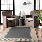 Nuloom Leah Classic Bordered Indoor/Outdoor Area Rug